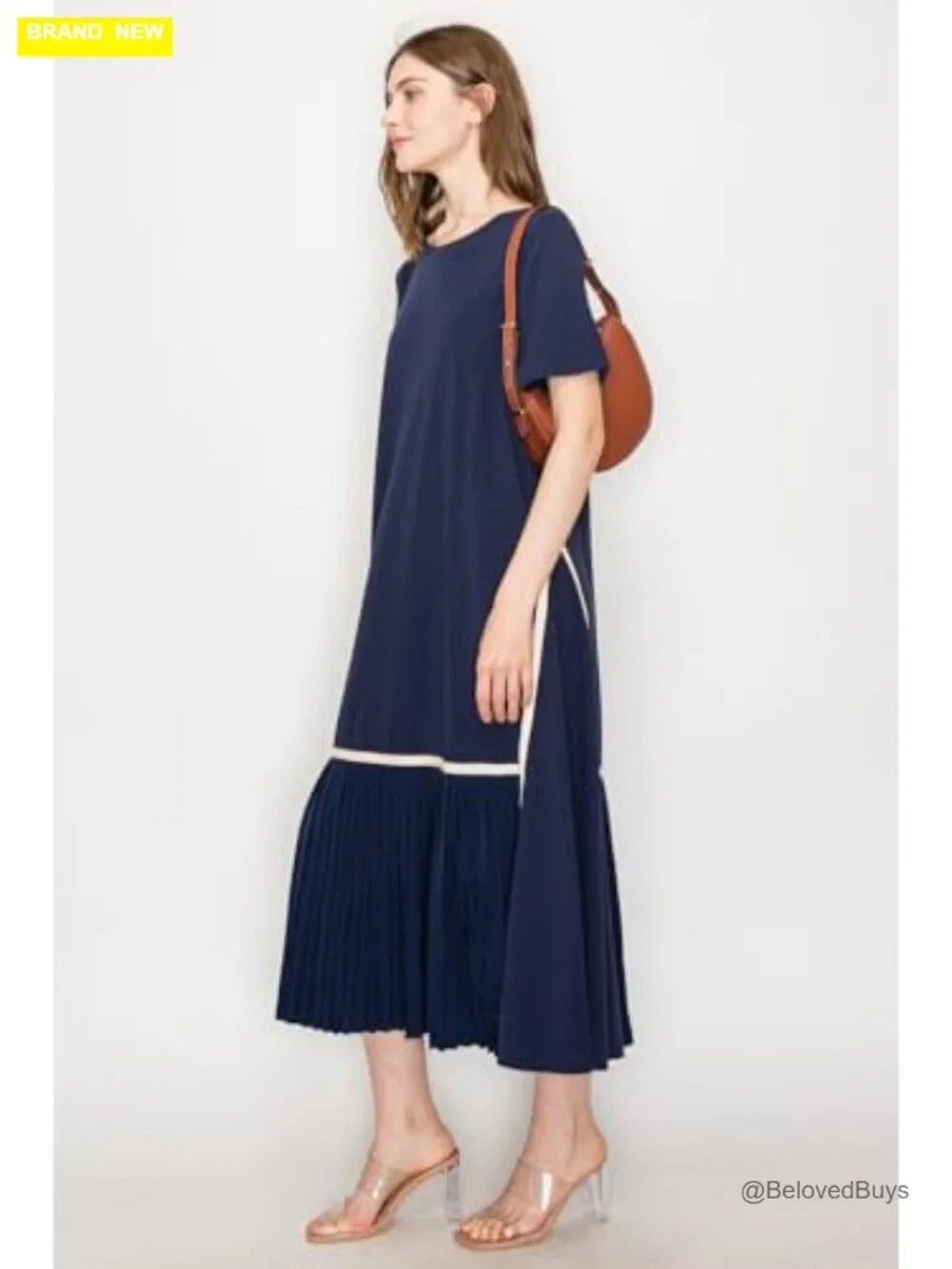 Small Crescent Faux Leather Underarm Shoulder Bag